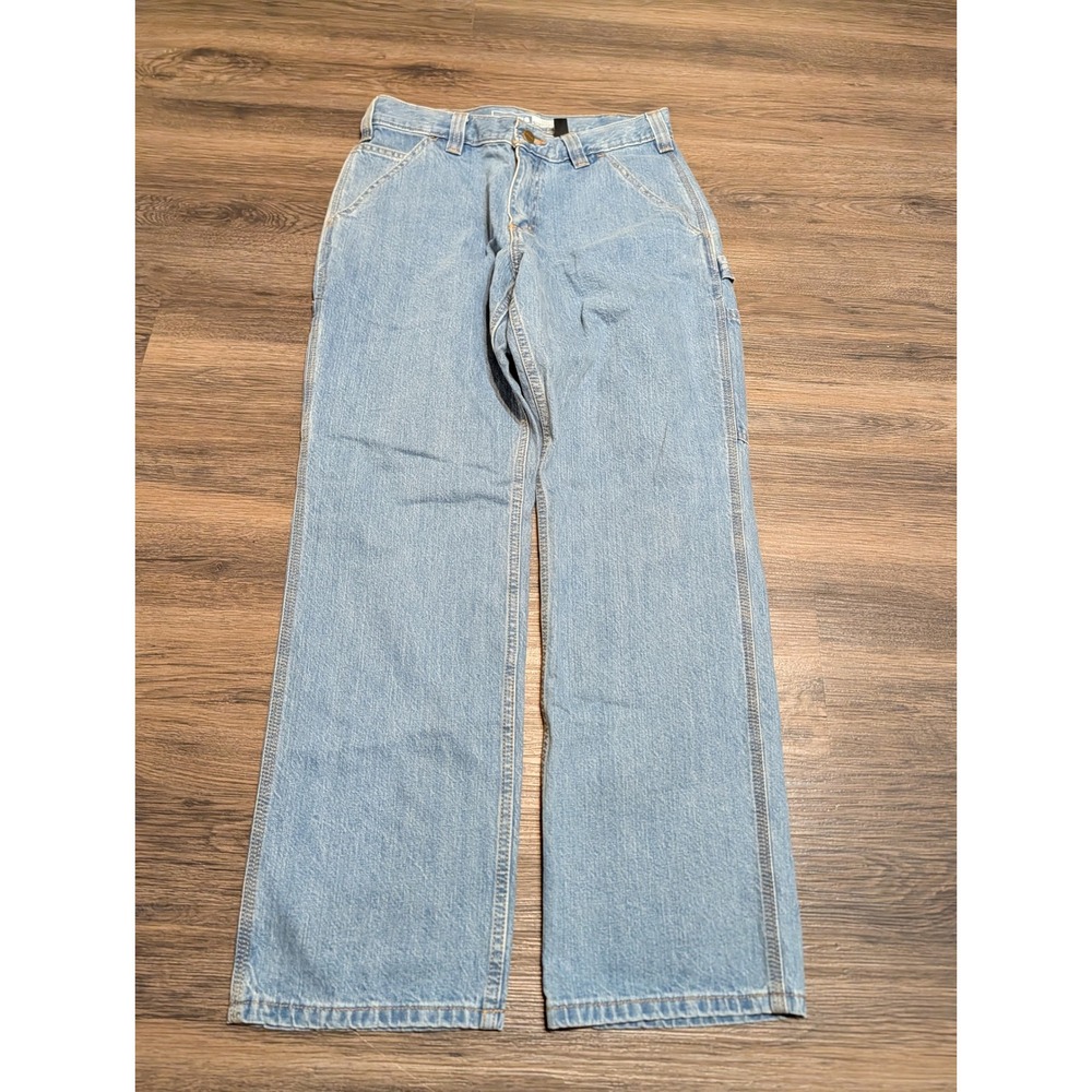 Carhartt Loose Fit Utility Carpenter Jeans Light Wash BD4941-M 30x30 NWT